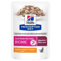 Hill's prescription diet feline gastrointestinal biome pouch 12x85 gram Kattenv