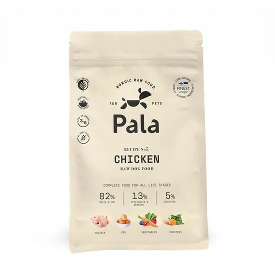 Pala dog gently air-dried (recipe #5) Chicken 1 kg - afbeelding 1