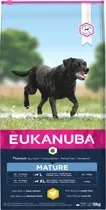 15KG Eukanuba dog mature large breed kip Hondenvoer