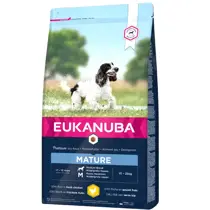 15KG Eukanuba dog mature medium breed kip Hondenvoer