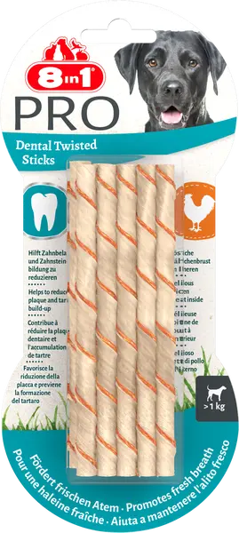 8in1 delight pro dental twist stick 10 stuks