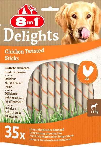 8in1 delight twist stick kip 35 stuks