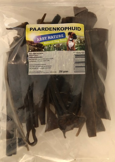 Abby Nature 100% puur paardenkophuid gedroogd 200 gram - afbeelding 1