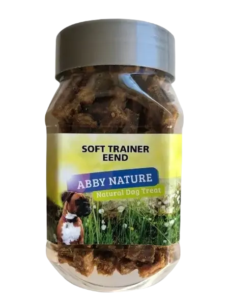 Abby Nature 100% puur soft trainer eend 150 gram - afbeelding 1