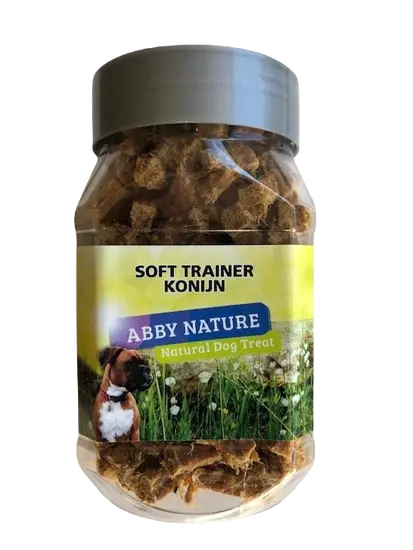 Abby Nature 100% puur soft trainer konijn 150 gram - afbeelding 1