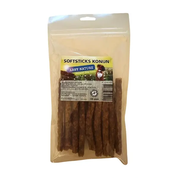 Abby Nature softsticks konijn 100 gr. - afbeelding 1