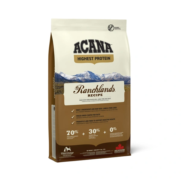 Acana dog highest proteïn ranchlands 11,4 kg Hondenvoer - afbeelding 1