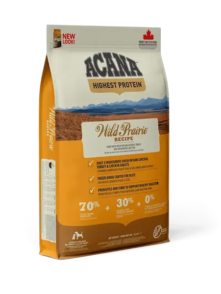 Acana dog highest proteïn wild prairie 11,4 kg Hondenvoer - afbeelding 1