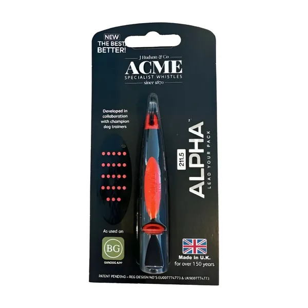 Acme Alpha fluit 211.5 hoge toon zwart/neon-oranje - afbeelding 1