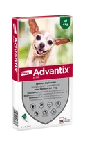 Advantix hond 40/200 tot 4kg 6 pipetten
