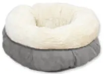 AFP lambswool donut bed grey 45x45x25 Kattenmand - afbeelding 1