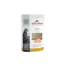 Almo nature cat hfc jelly pouch kipfilet & kaas 55 gram