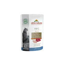 Almo nature cat hfc jelly pouch tonijn & tong 55 gram