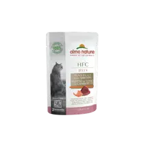 Almo nature cat hfc jelly pouch tonijnfilet & garnaal 55 gram