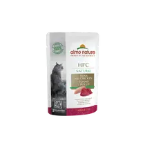 Almo nature cat hfc natural pouch tonijn & kip 55 gram