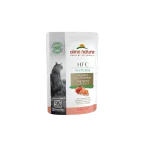 Almo nature cat hfc natural pouch zalm & pompoen 55 gram