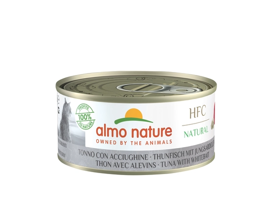 Almo nature cat hfc natural tonijn & ansjovis 150 gram - afbeelding 1