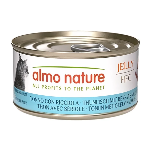 Almo nature cat jelly hfc tonijn&geelvinmakreel 70gr. - afbeelding 1