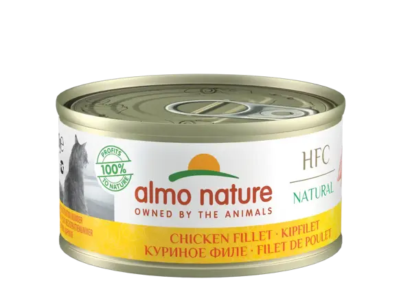 Almo nature cat natural hfc kipfilet 70 gram