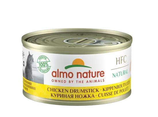 Almo nature cat natural hfc kippenboutvlees 70 gram