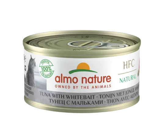 Almo nature cat natural hfc tonijn & ansjovis 70 gram