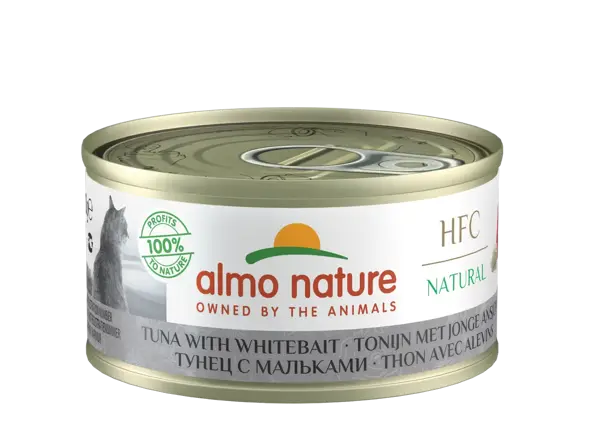 Almo nature cat natural hfc tonijn & ansjovis 70 gram