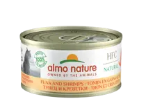 Almo nature cat natural hfc tonijn & garnalen 70 gram