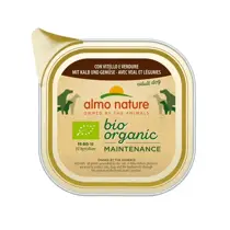 Almo nature dog biologische pate kalf & groente 100 gram