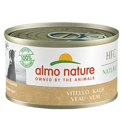 Almo nature dog hfc kalfsvlees 95 gram - afbeelding 1