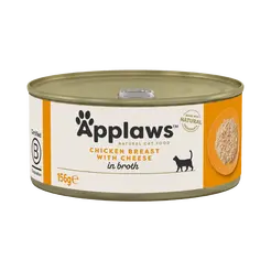 Applaws blik kippenborst & kaas kattenvoer 24x156 gram