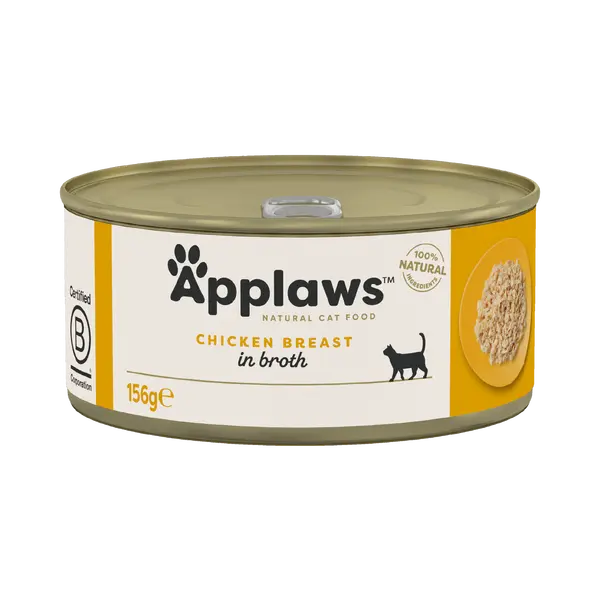 Applaws blik kippenborst kattenvoer 156 gram - afbeelding 1