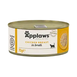 Applaws blik kippenborst kattenvoer 24X70gr. - afbeelding 1