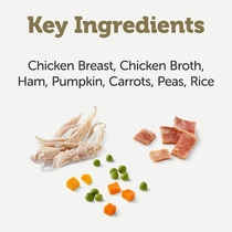 Applaws blik kippenborst met ham & groenten in broth hondenvoer 156 gram - afbeelding 2