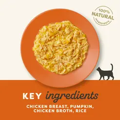 Applaws blik kippenborst & pompoen kattenvoer 70 gram - afbeelding 3