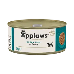 Applaws blik oceaanvis kattenvoer 24x156gr.