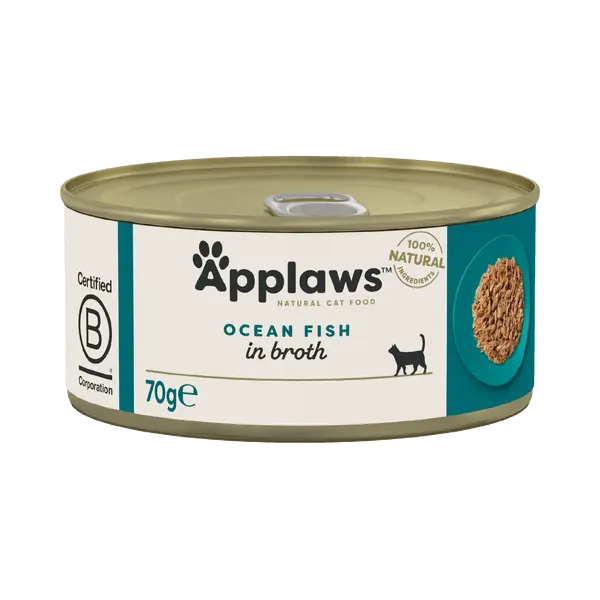 Applaws blik oceaanvis kattenvoer 24X70gr. - afbeelding 1