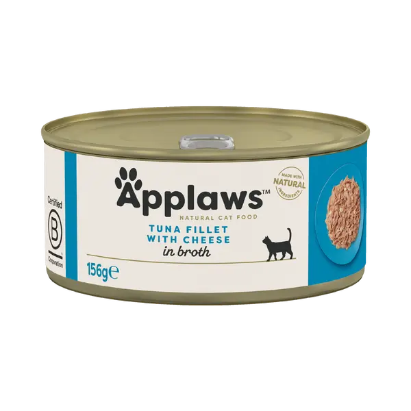 Applaws blik tonijnfilet&kaas kattenvoer  24x156gr. - afbeelding 1