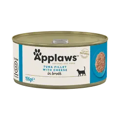 Applaws blik tonijnfilet&kaas kattenvoer  24x156gr.