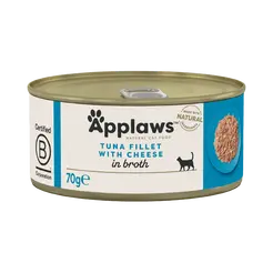 Applaws blik tonijnfilet&kaas kattenvoer 24X70gr.