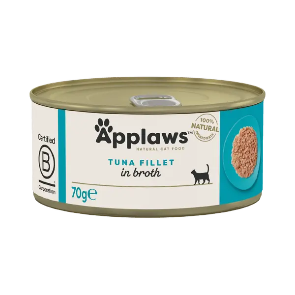 Applaws blik tonijnfilet kattenvoer 24X70gr. - afbeelding 1