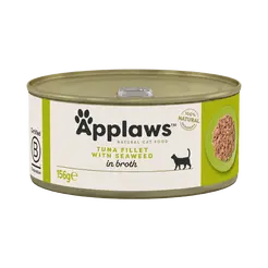 Applaws blik tonijnfilet&zeewier kattenvoer 156gr.