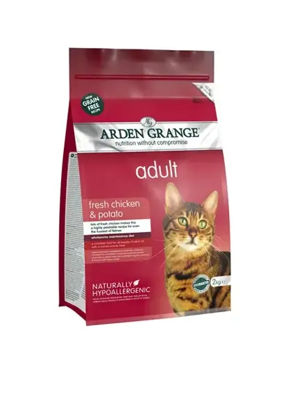 Arden grange cat adult kip grain free 2 kg