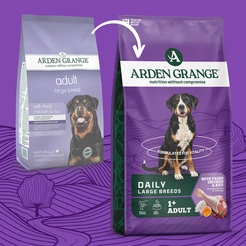 Arden grange dog adult kip large breed 2kg Hondenvoer