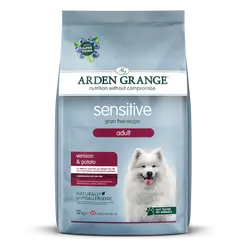 Arden Grange dog adult sensitive venison&potato grain free 12kg