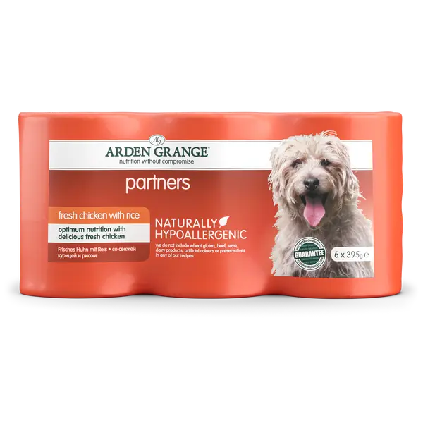 Arden grange dog blik chicken&rice 6x395 gram Hondenvoer - afbeelding 1