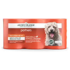Arden grange dog blik chicken&rice 6x395 gram Hondenvoer
