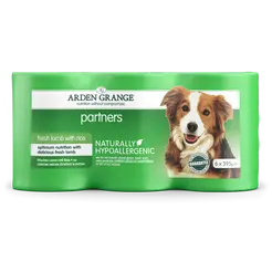 Arden grange dog blik lamb&rice 6x395 gram Hondenvoer