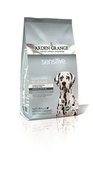 Arden grange dog sensitive adult fish&potato 2 kg Hondenvoer