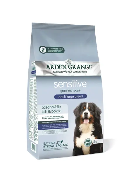 Arden grange dog sensitive adult large breed fish&potato 2 kg Hondenvoer