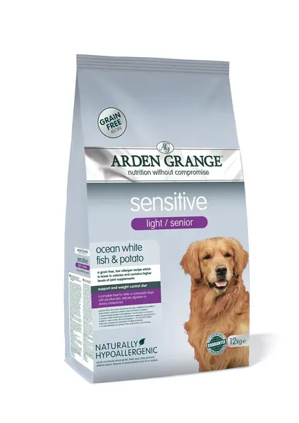 Arden grange dog sensitive light / senior fish&potato 12 kg Hondenvoer - afbeelding 1
